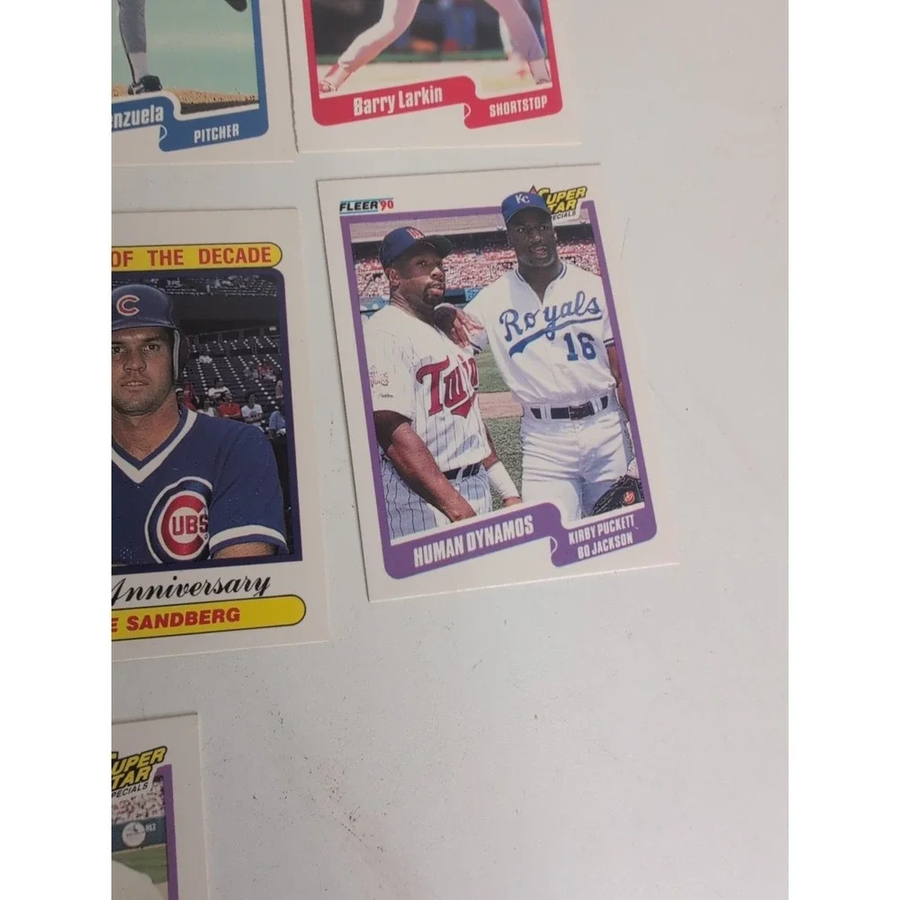 Mixed Lot Of 17 Gradable Baseball Cards 1990 Fleer Superstars Nolan Ryan & More!